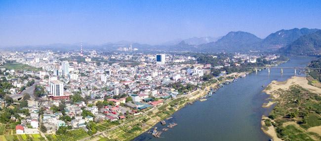 Một góc thành phố Tuyên Quang. Ảnh: Vũ Tuấn